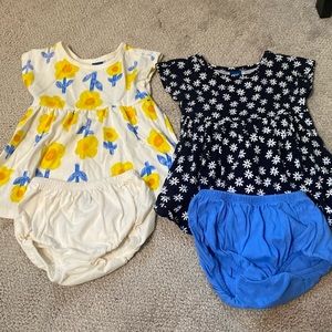 Old Navy 3-6 Months Dress and Bloomer Sets